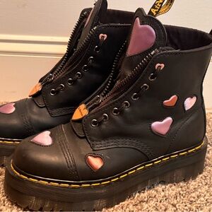 NEW DOC MARTENS HEART BOOTS